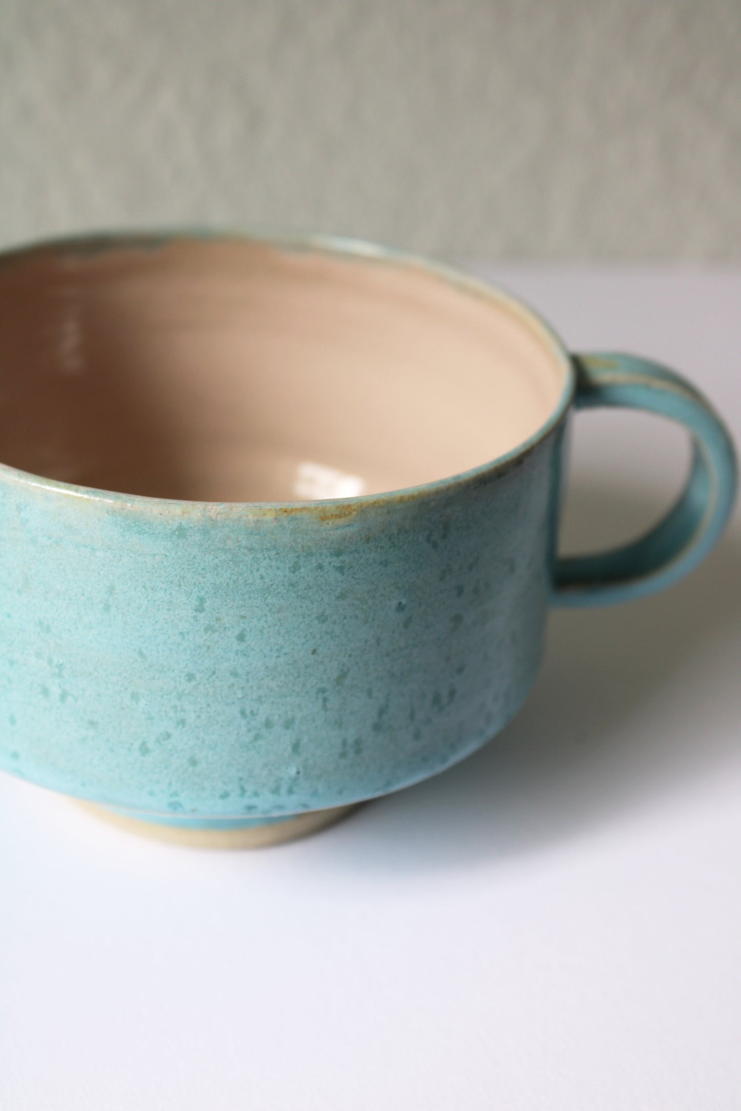 Straight Line Blue Mug