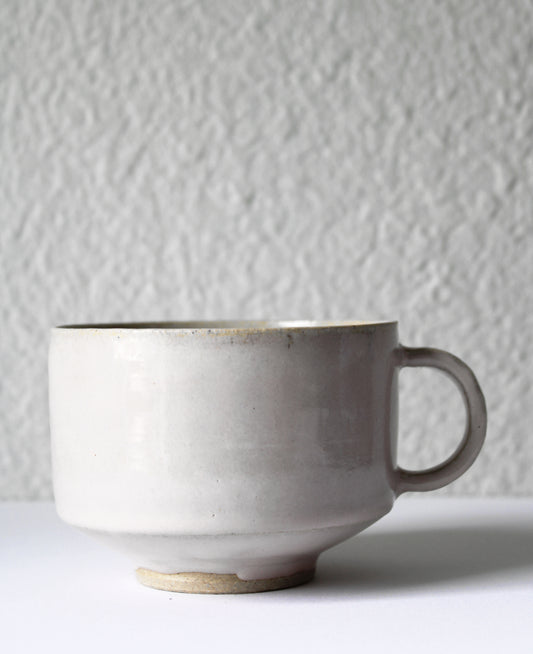 Straight Line White Mug