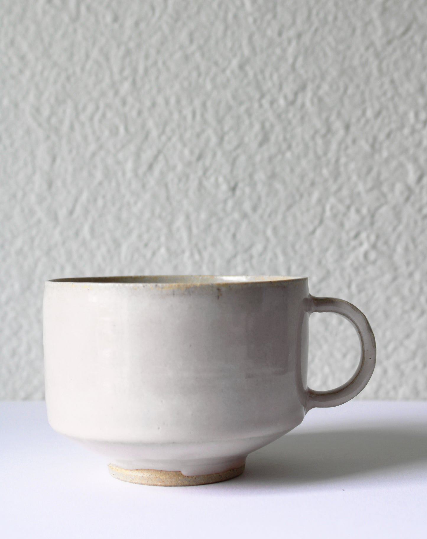 Straight Line White Mug